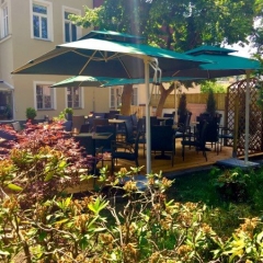 Hotel DaVinci, Mariánské Lázně - letní zahrádka restaurace