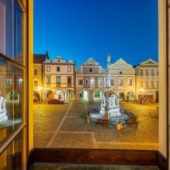 Hotel Zlatá Hvězda, Třeboň - výhled z pokoje