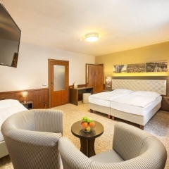 Hotel Zlatá Hvězda, Třeboň - dvoulůžkový pokoj